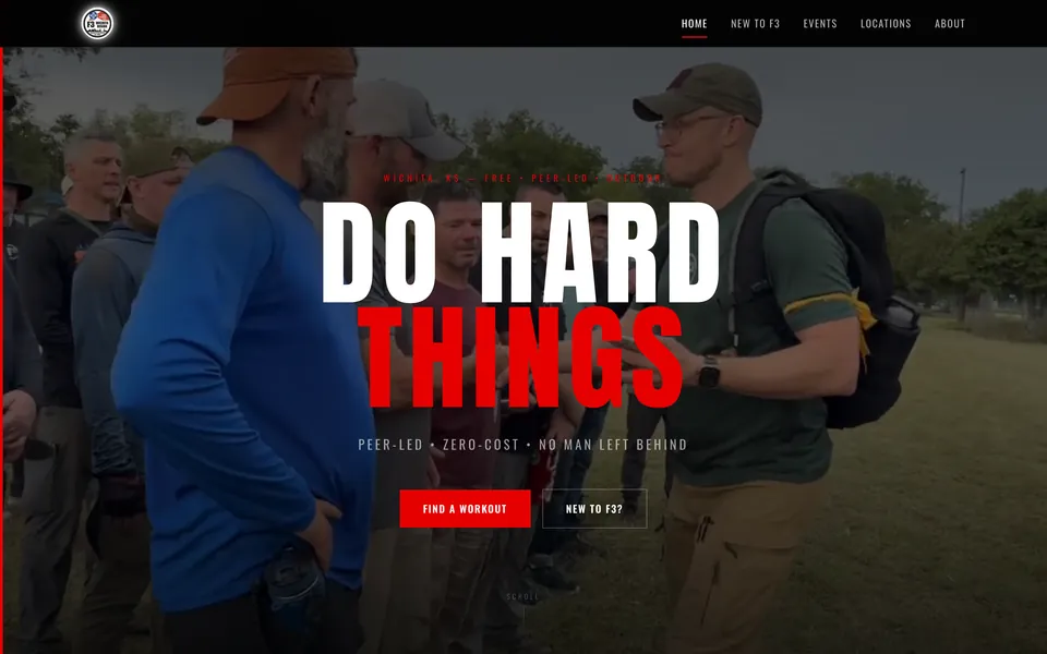 F3 Wichita homepage