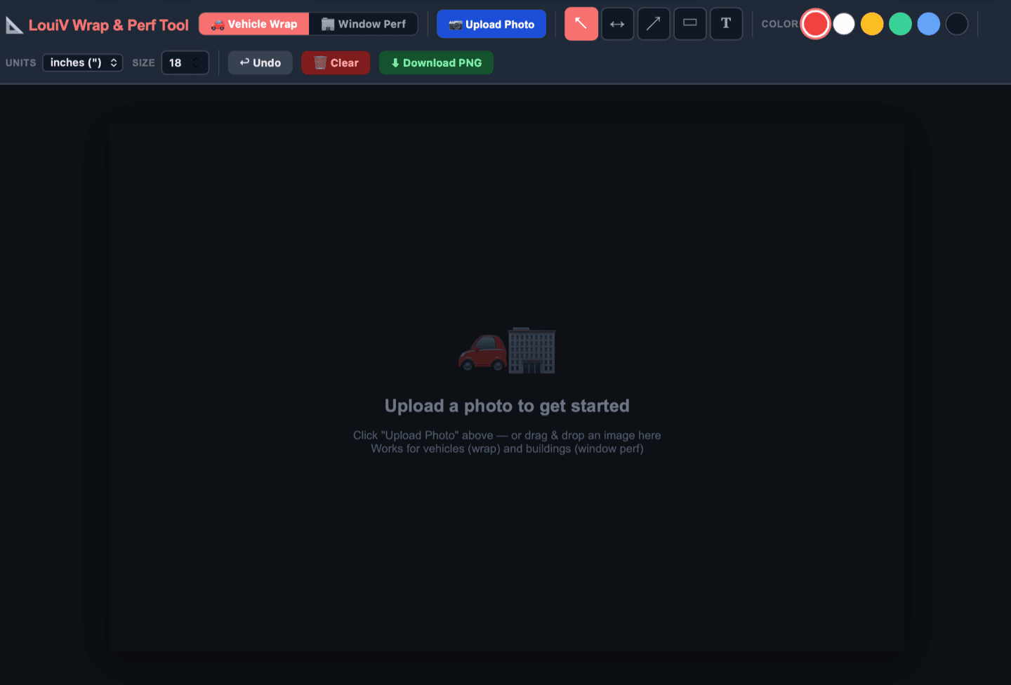 LouiV Wrap & Perf Tool homepage